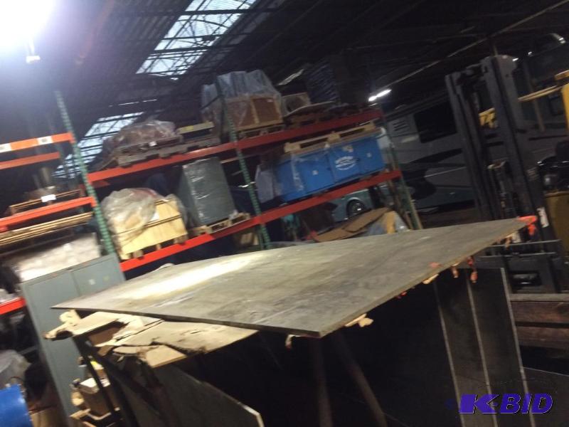 lot 13 image: 42" X 144" X 58" aluminum she...