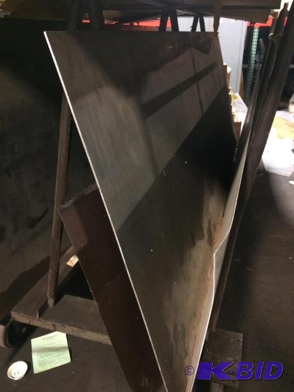 lot 14 image: (3) sheets of 48" X 132" X 316&quo...