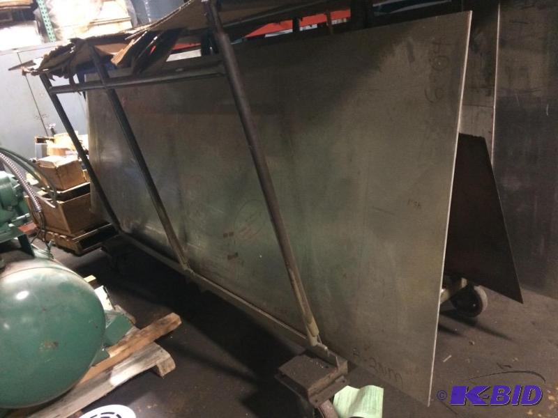 lot 16 image: (1) 48-14x144-38x14 aluminum sheet...