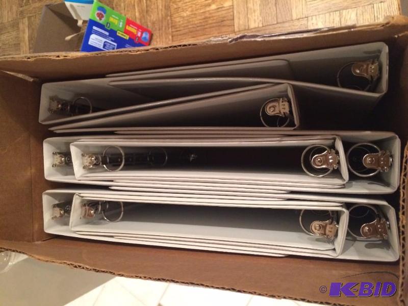 Lot of New in Box 1&quot Three Ring Binders...