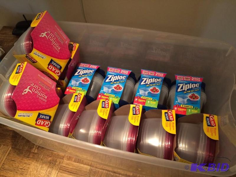 New Ziploc portable containers...