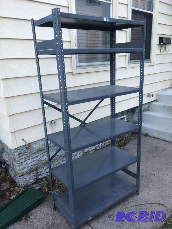 Medium Duty Metal shelf. &nbspBolted Togethe...