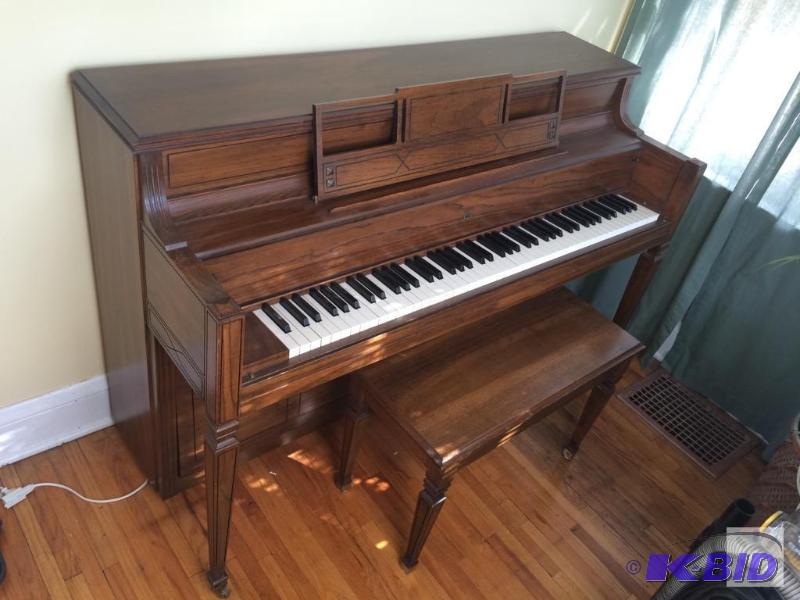 lot 1003 image: Story & Clark upright piano