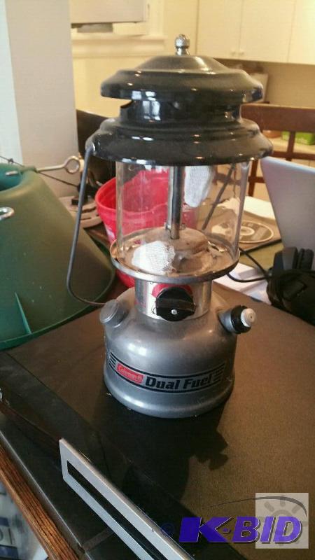 lot 511 image: Coleman Duel Fuel Gas Lamp