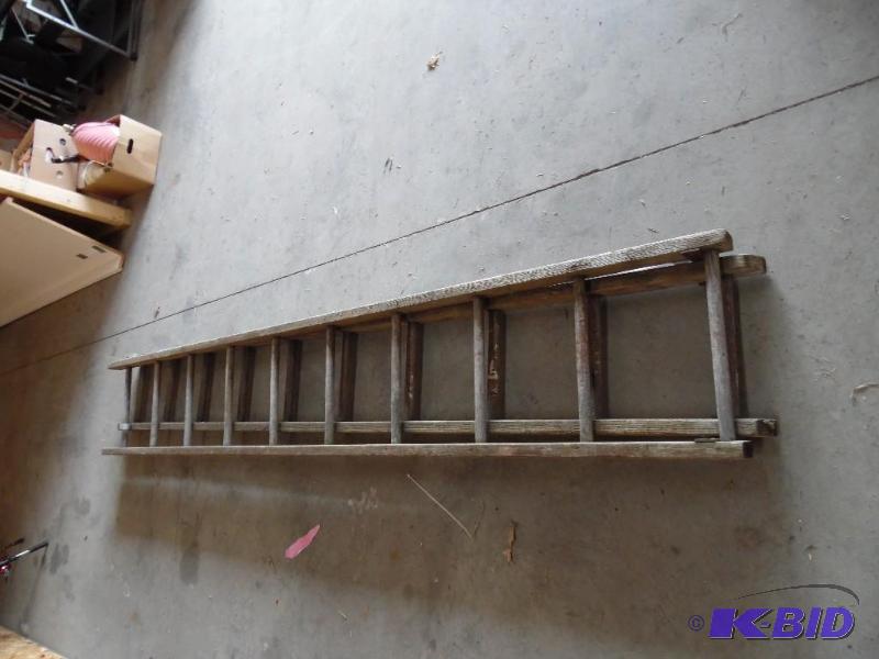 Wooden ladder