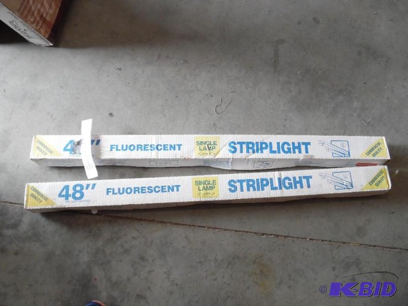 Fluorescent strip lights