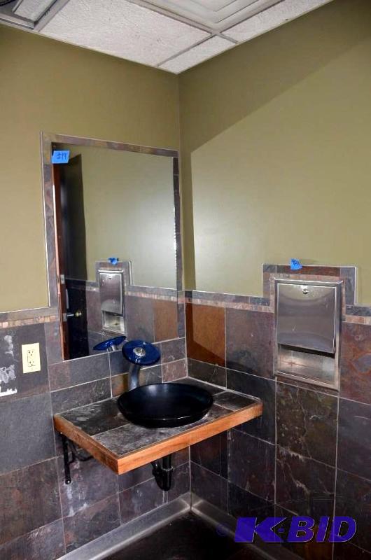 lot 19 image: Decorative Bathroom sink.Sink bowl is 16 12&...