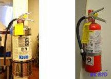 lot 34 image: 2 Fire Extinguisher- Chrome&nbspone&nbspand...