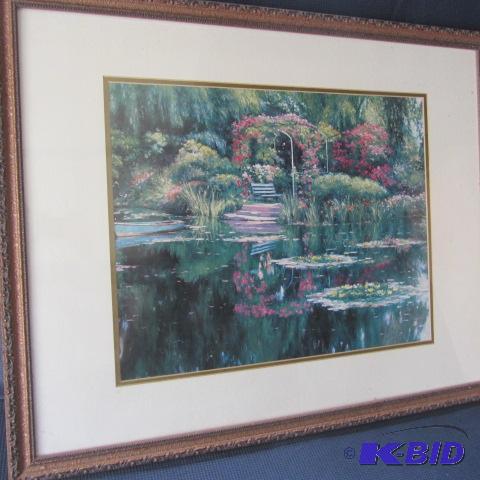 lot 33 image: Garden Framed Print