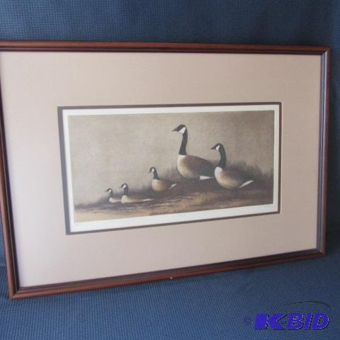 lot 35 image: Canada Geese Family Portrait