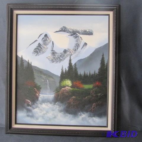 lot 37 image: Oil of Waterfall