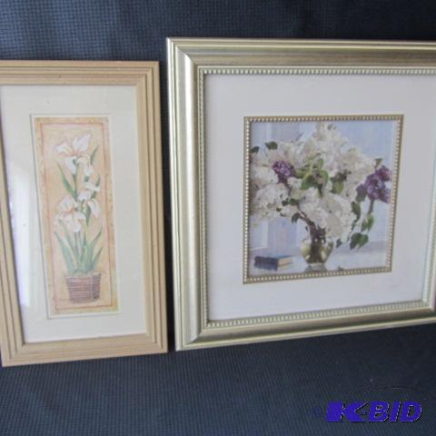 lot 41 image: Lilacs & Iris Framed Prints