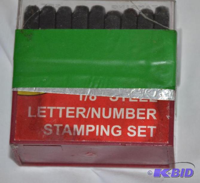 lot 100 image: Steel LetterNumber Stamping Set....