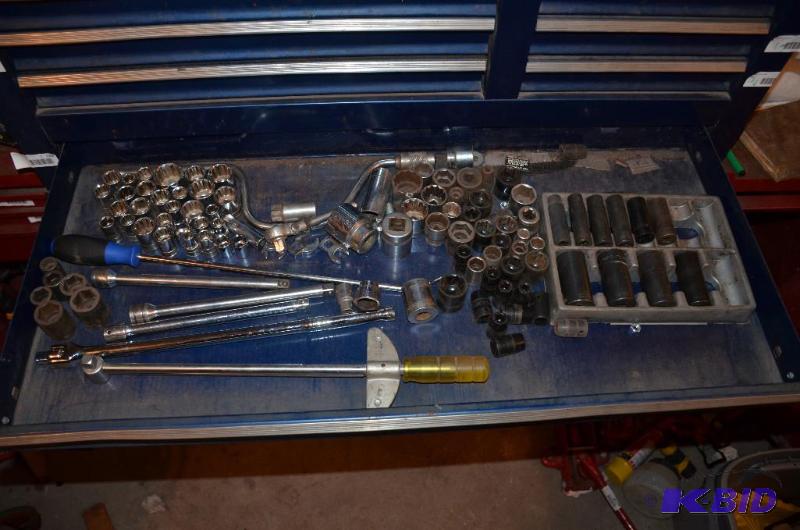 lot 133 image: Socket sets Husky & craftsman...