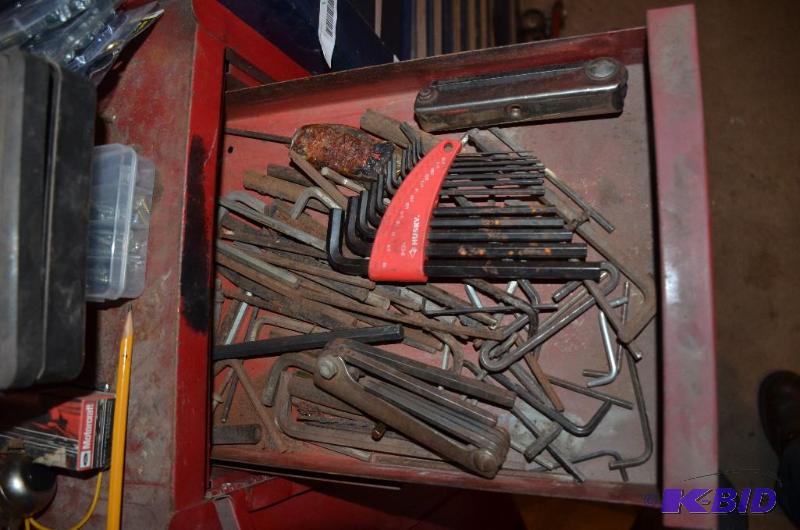 lot 144 image: Snap-on Hex Wrench Set and Large group of Hu...