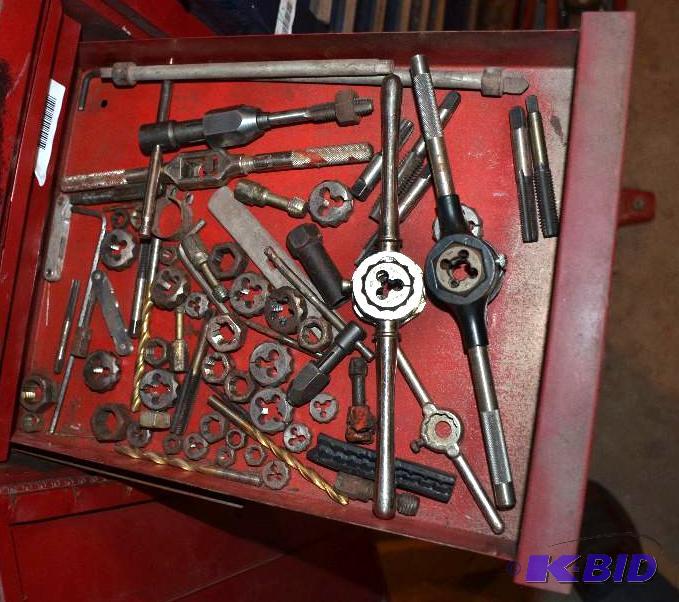 lot 145 image: Snap On tap & die sets...