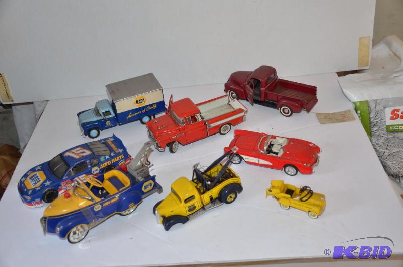 lot 177 image: 1940 Napa Tow Car 1937 Model Tow Truck 1957...