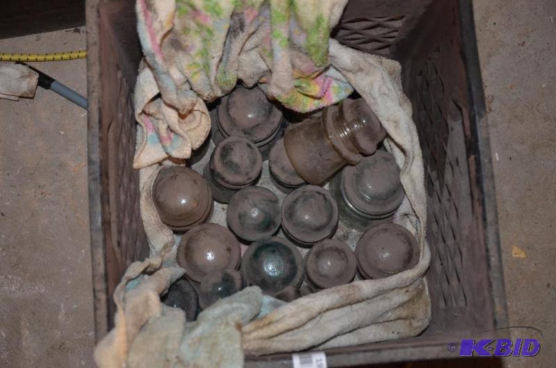 lot 191 image: Lot of Glass insulators...