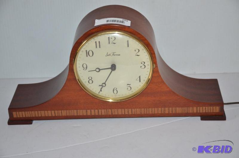 lot 203 image: Seth Thomas mantel clock...