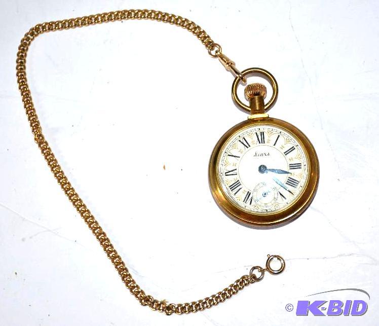 lot 207 image: Railroad Train Pocket Watch  ...