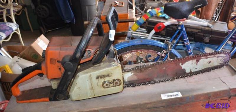 lot 34 image: Stihl Chain saw, 14" blade - not tested...