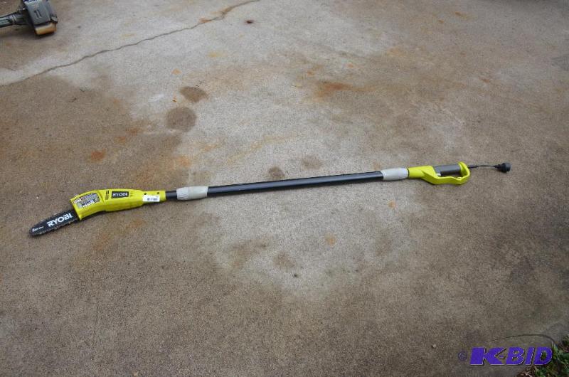 lot 36 image: Ryobi 8 120 volt Branch Trimmer. Model RY431...