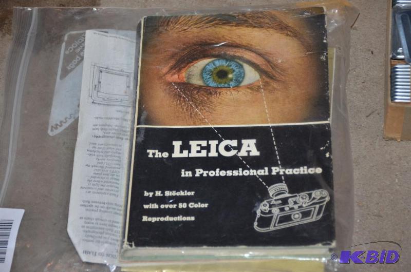lot 501 image: Vintage hard to find LEICA book and all other...