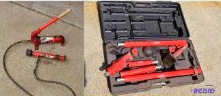 lot 68 image: 4 Ton Banner Hydraulic Hand Pump Kit model B6...