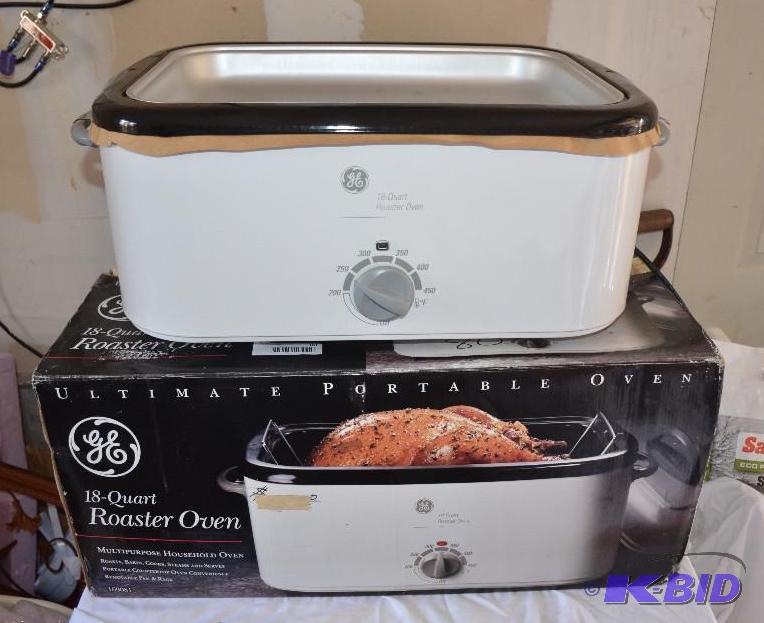 lot 80 image: 18 Qt. Ultimate Portable Electric Roaster Ove...