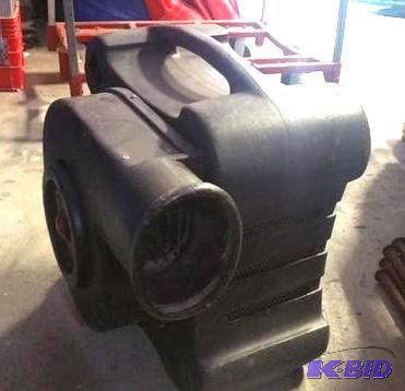 lot 26 image: 1 hp black blower, manufacture unknown  ...