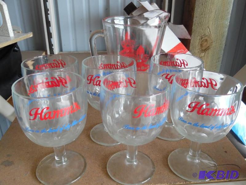 Glasses and Pitcher