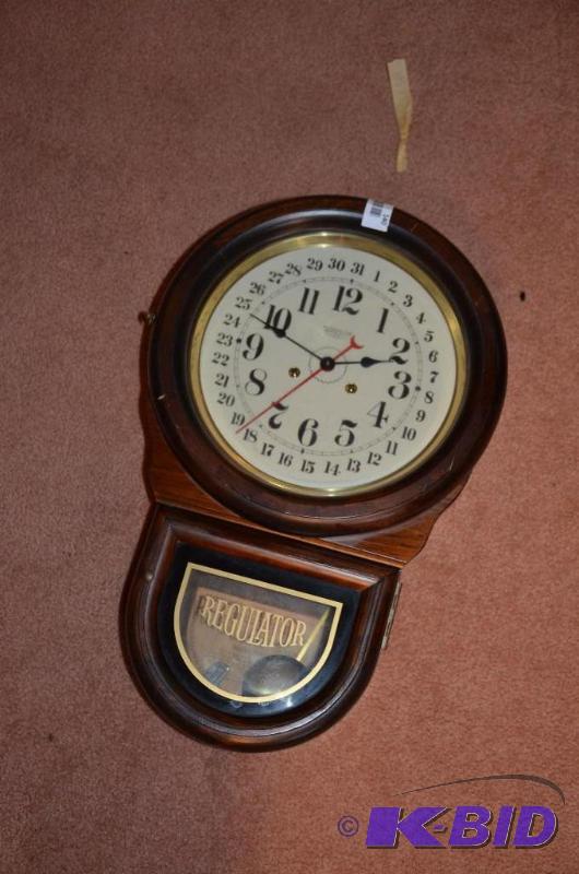 lot 140 image: 14 day cathedral gong spring wound regulator ...