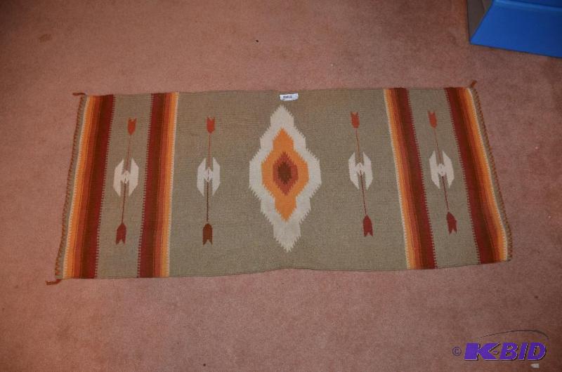 lot 142 image: Vintage Navajo Rug....