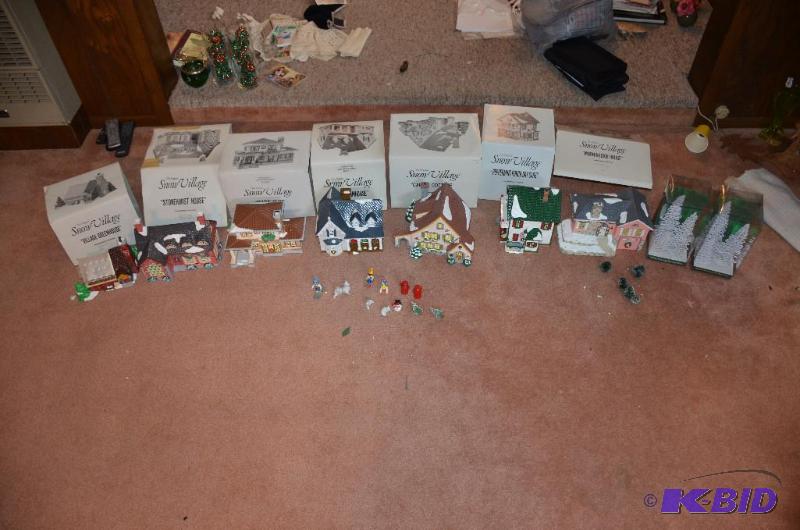 lot 172 image: Lot of Dept. 56 The Original Snow Village hou...