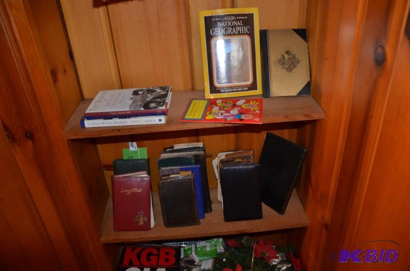 lot 184 image: 2 shelves of old Books - Poems of William Bry...