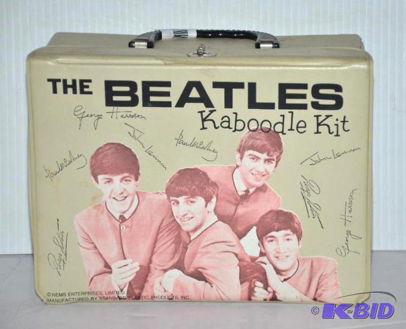 lot 1C image: The Beatles Kaboodle Kit - vintage lunch box....