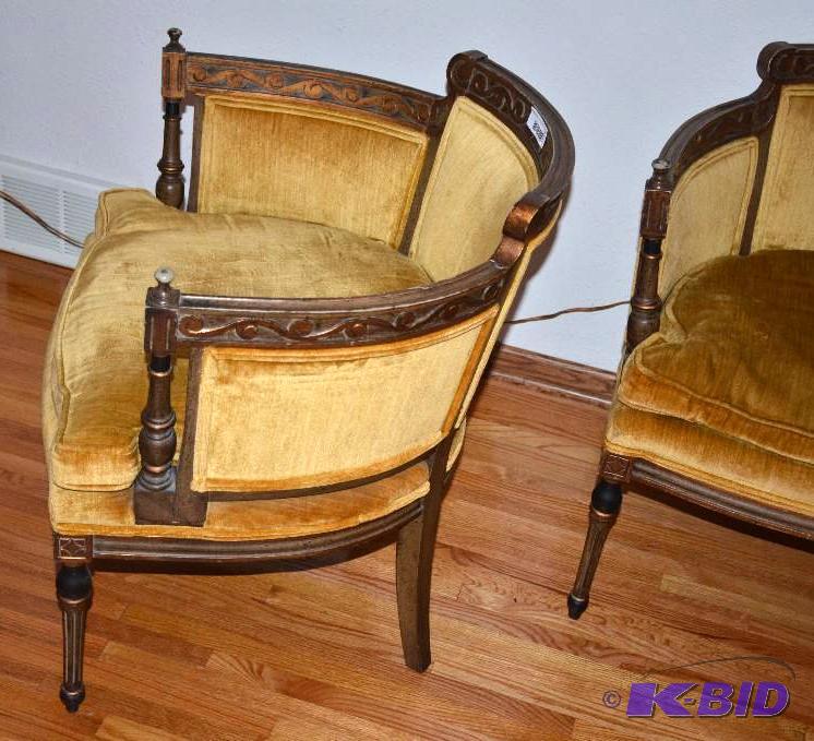 Two matching vintage Statesville Chair Co&nbs... | Whiteford RARE