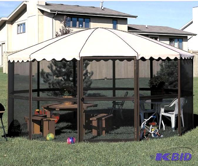 lot 91 image: Casita Gazebo screenhouse eleven sections, ea...