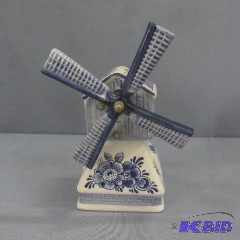 Delft Windmill Music Box