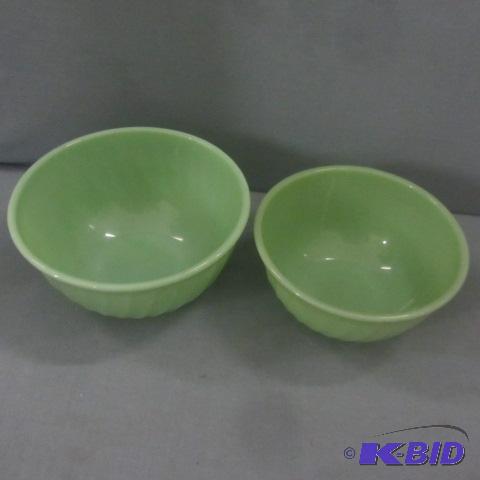 Fire King Jadeite Mixing Bowls