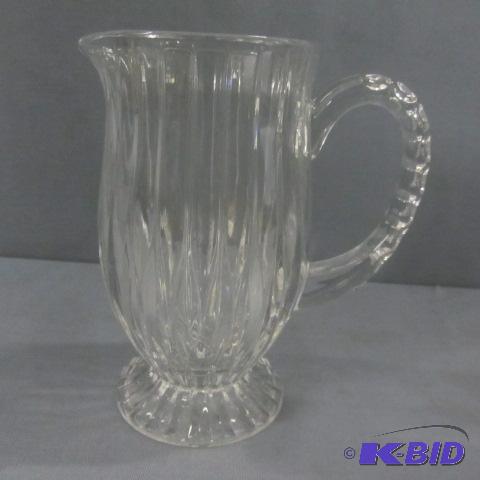 Leaded Glass Pitcher