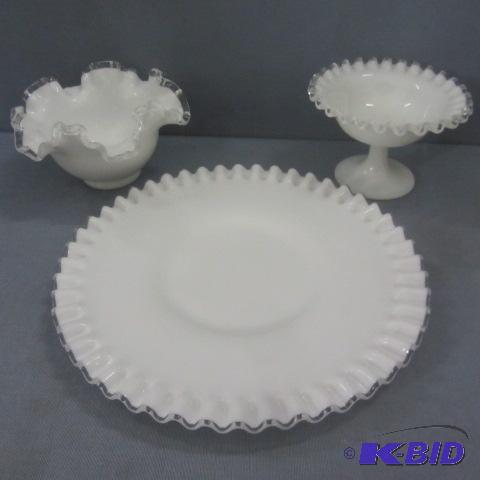 Silvercrest Milk Glass