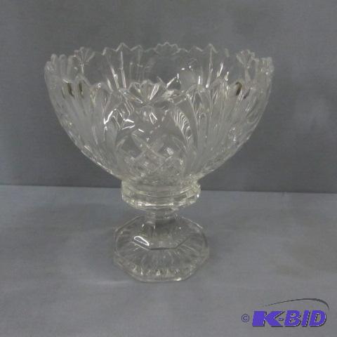 Crystal Pedestal Bowl