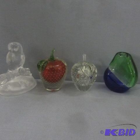 Solid Glass Paperweights