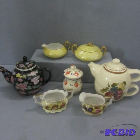 Teapots, Cream & Sugar, Jam