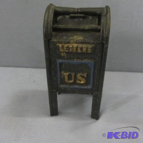 Cast Iron PO Box Bank