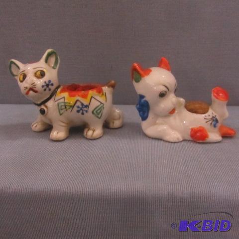 Vintage Cat & Dog Pin Cushions