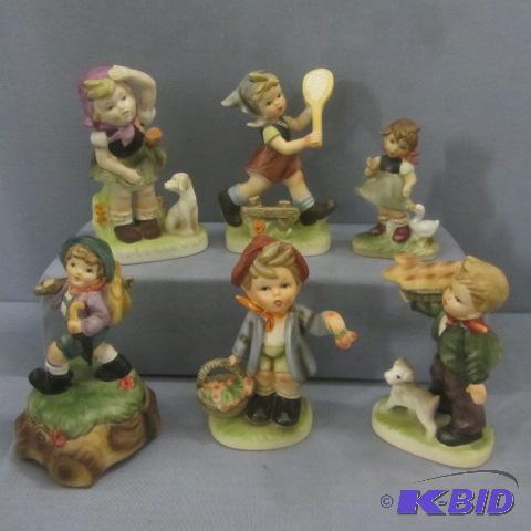 Boy & Girl Figures, Music Box