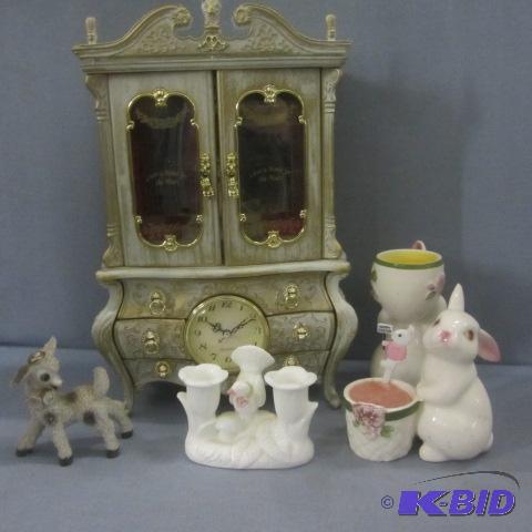 Musical Jewelry Box, Avon Candles