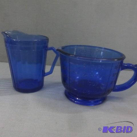 Cobalt Measuring Cup, Pitcher